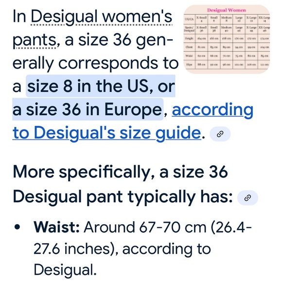 Desigual Floral Trouser Palazzo Size 36 / 8US Red Navy Boho Print Varsity Stripe - Picture 16 of 16